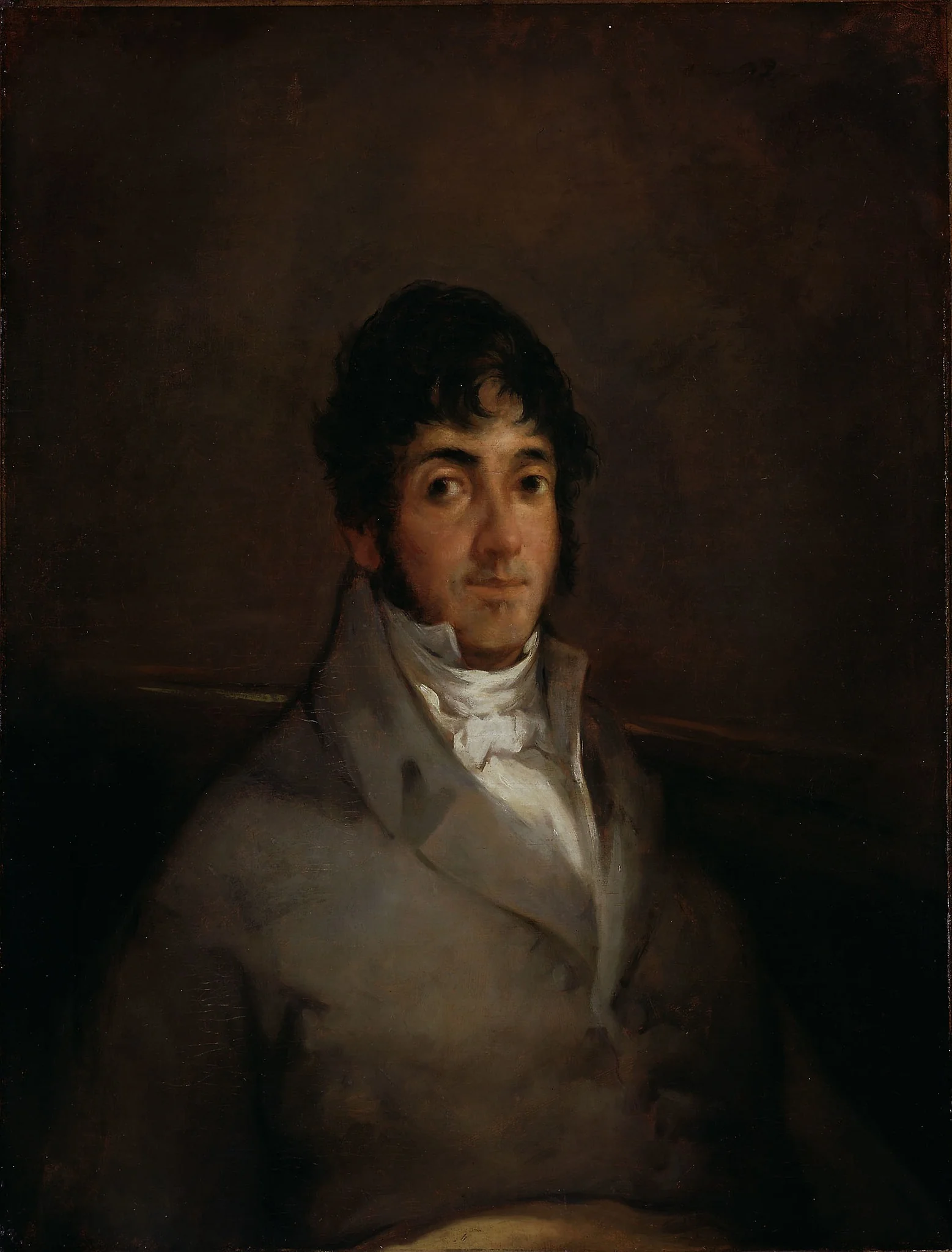 Portrait of Isidoro Maiquez, by Francisco Goya, oil, 1807