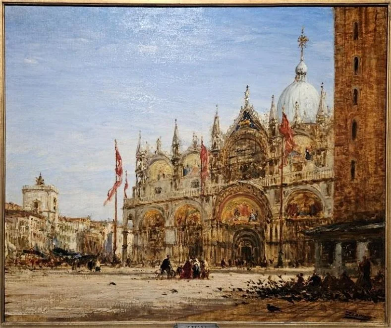 Praça de São Marcos em Veneza, by Félix Ziem, unspecified, 1860