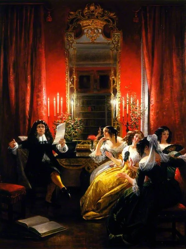 Les Femmes Savantes, by Charles Robert Leslie, oil, 1845