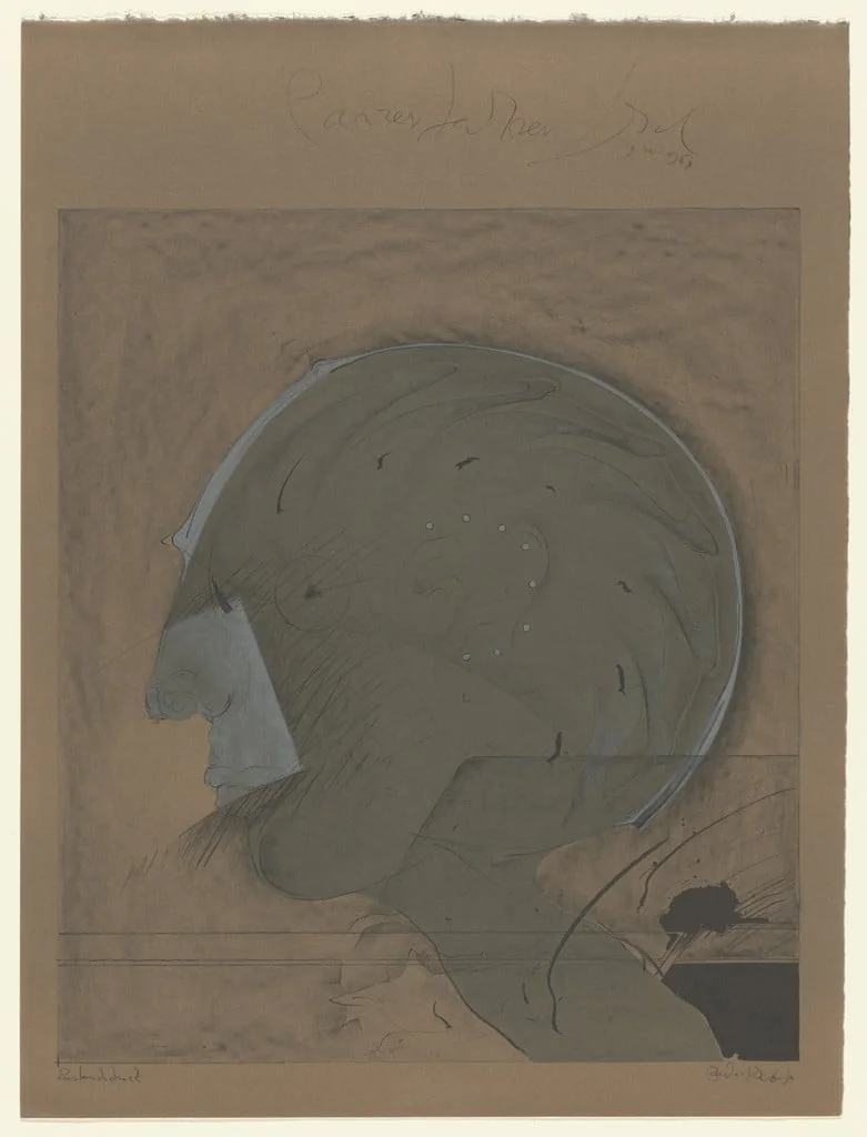 Untitled, by Rudolf Schoofs, ink, 1967