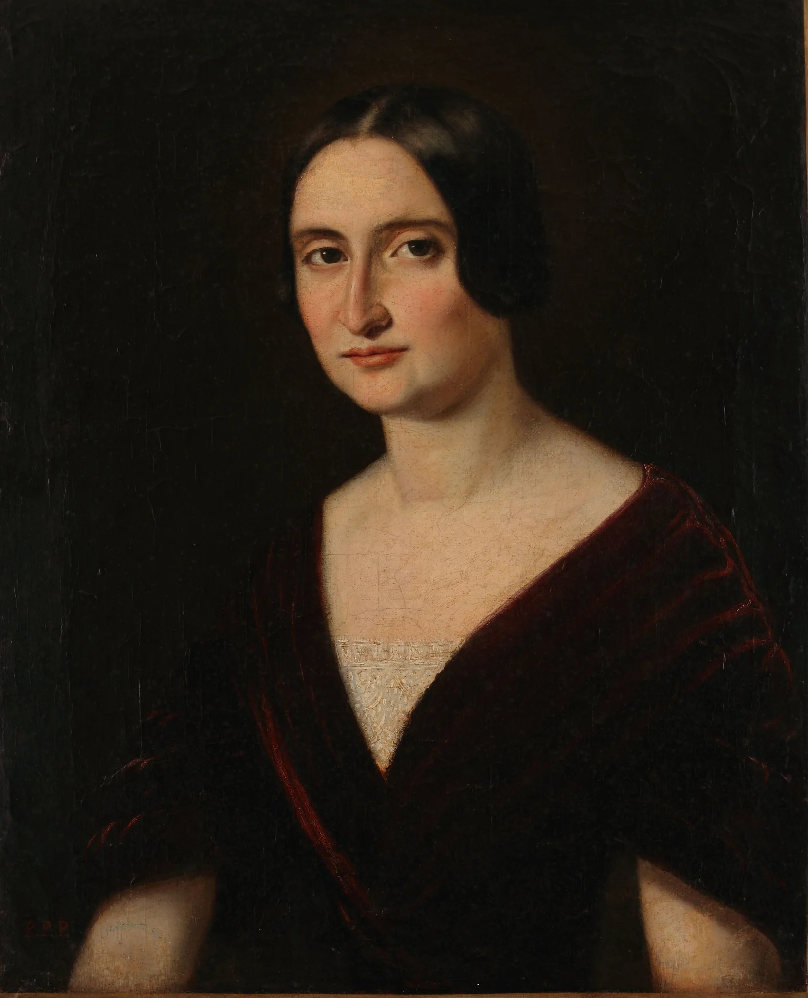 Retrato de Señora, by Prilidiano Pueyrredón, oil, 1865