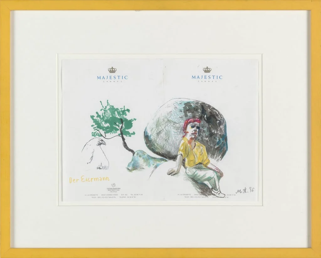 Untitled, by Martin Kippenberger, graphite, 1996