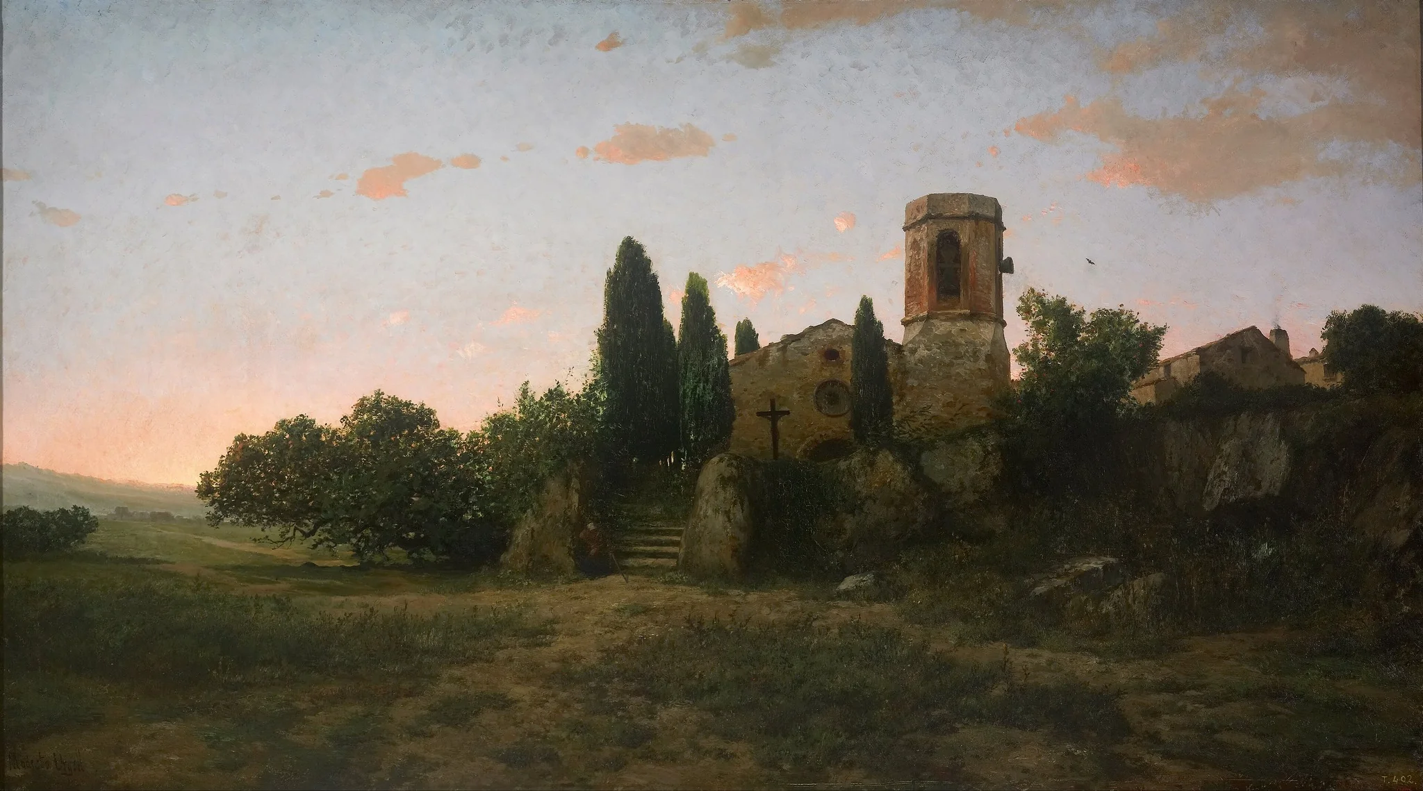 The Bell for Prayer, by Modest Urgell, oil, 1888