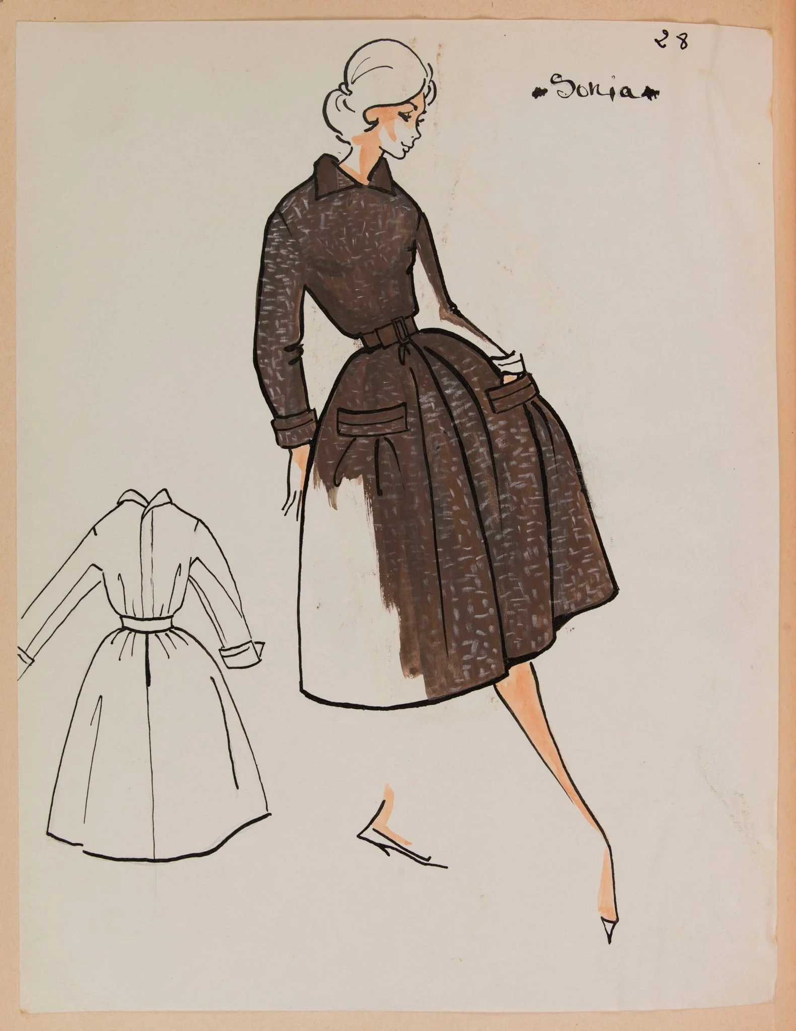 Sonia, by Marie-Louise Carven, 1958