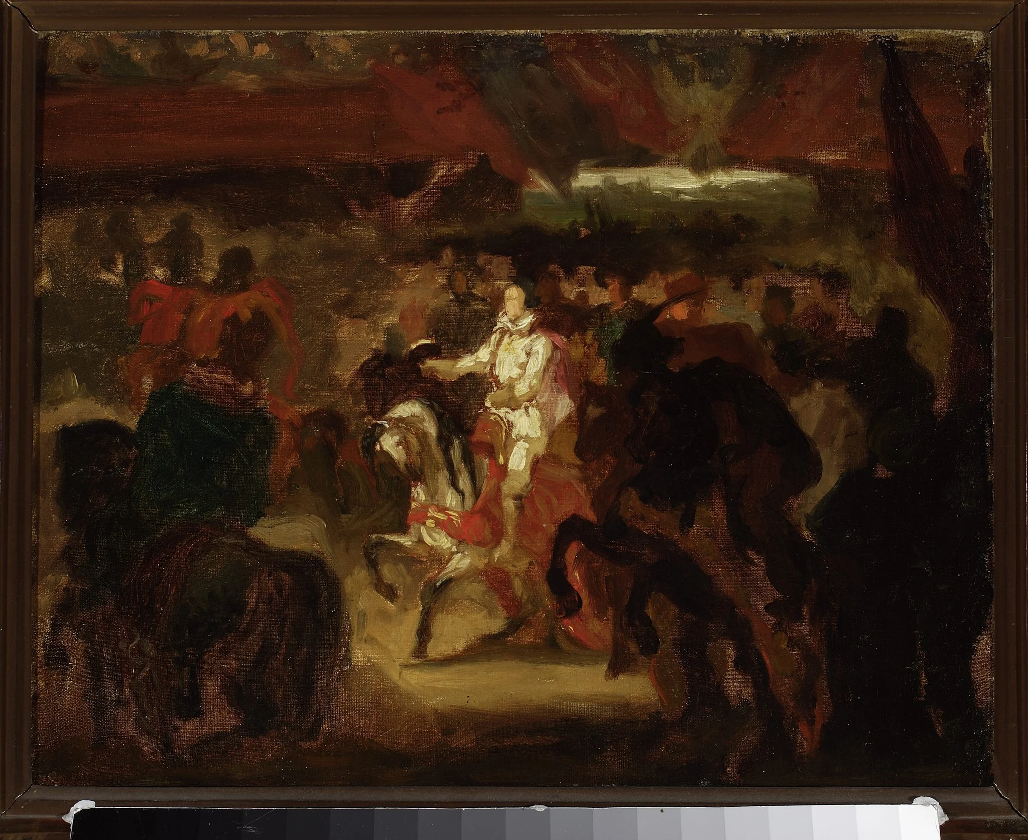 Entry of Henry of Valois to Kraków, sketch