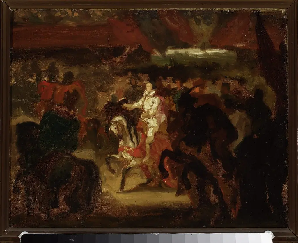 Entry of Henry of Valois to Kraków, sketch