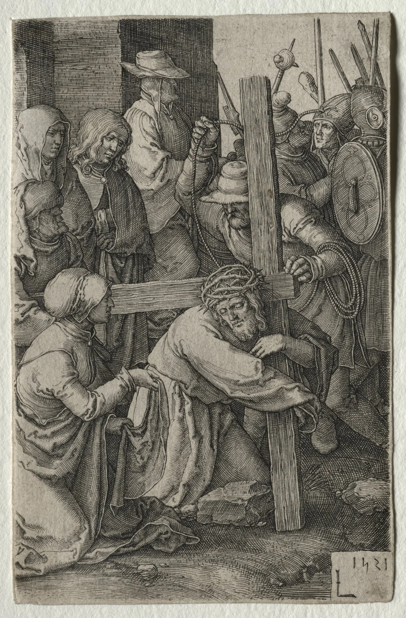 The Passion: Christ Carrying the Cross, by Lucas van Leyden, 1521