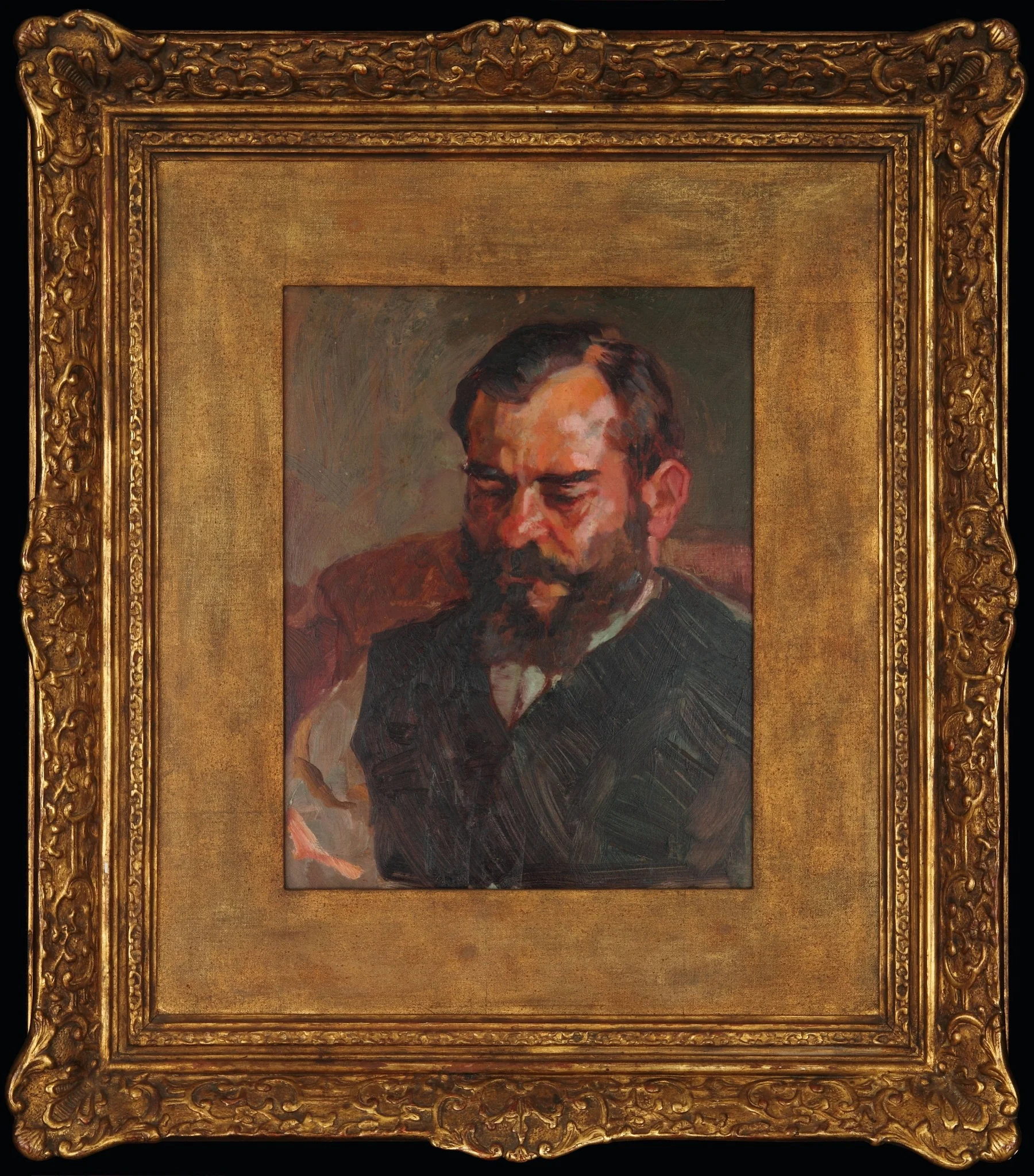 Portrait of Víctor Torrini, by Fernando Fader, unspecified, 1913