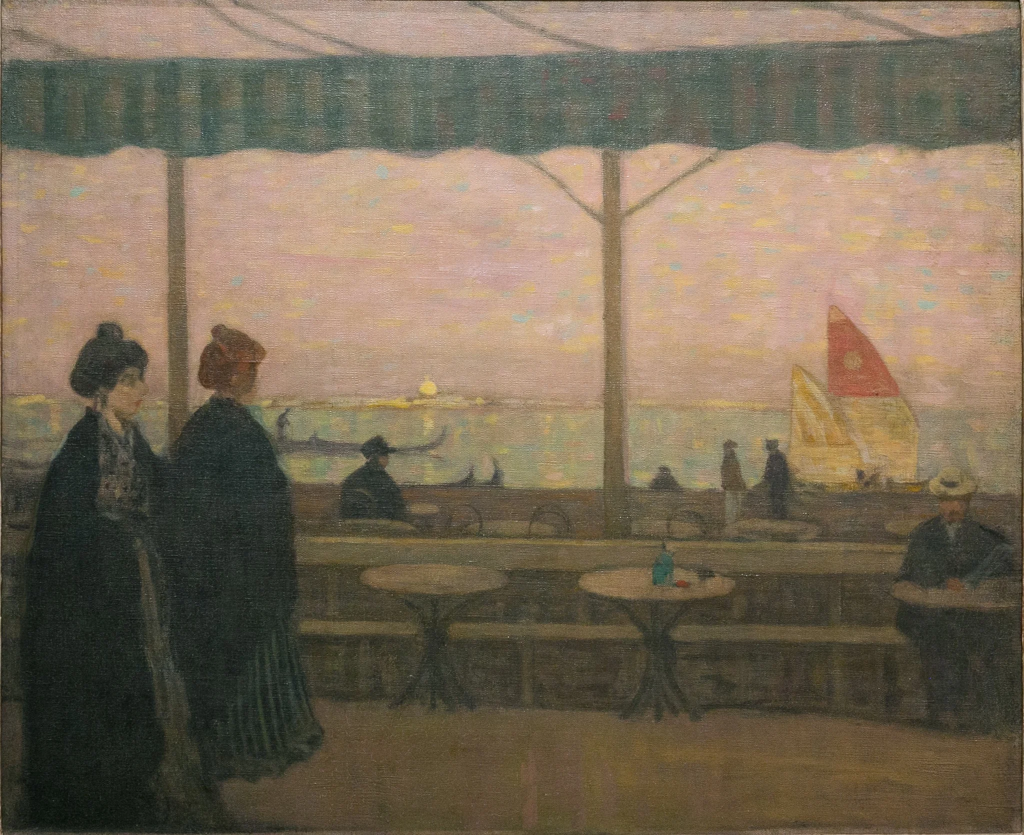 Venice, Looking Out over the Lagoon, by James Wilson Morrice, oil, 1904