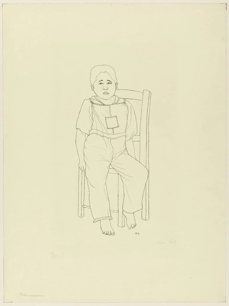 Untitled, by Olga Costa, ink, 1928