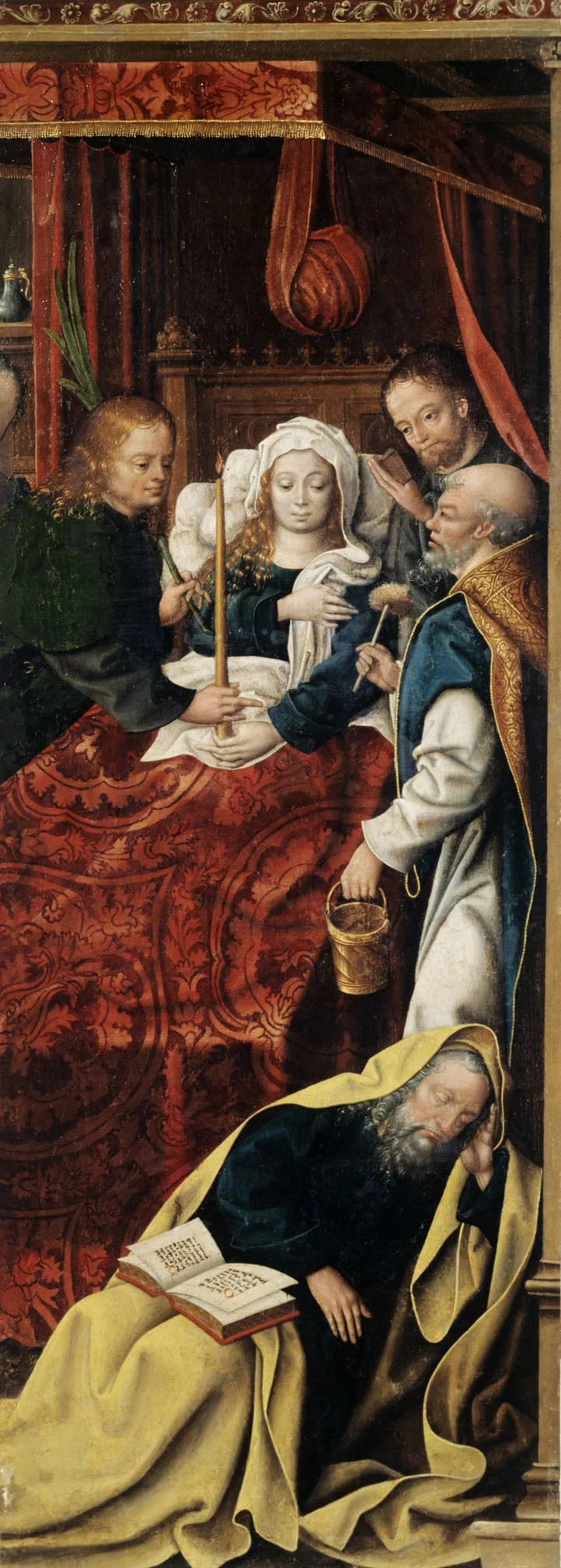Altarflügel Marientod, by Jan Baegert, 1510