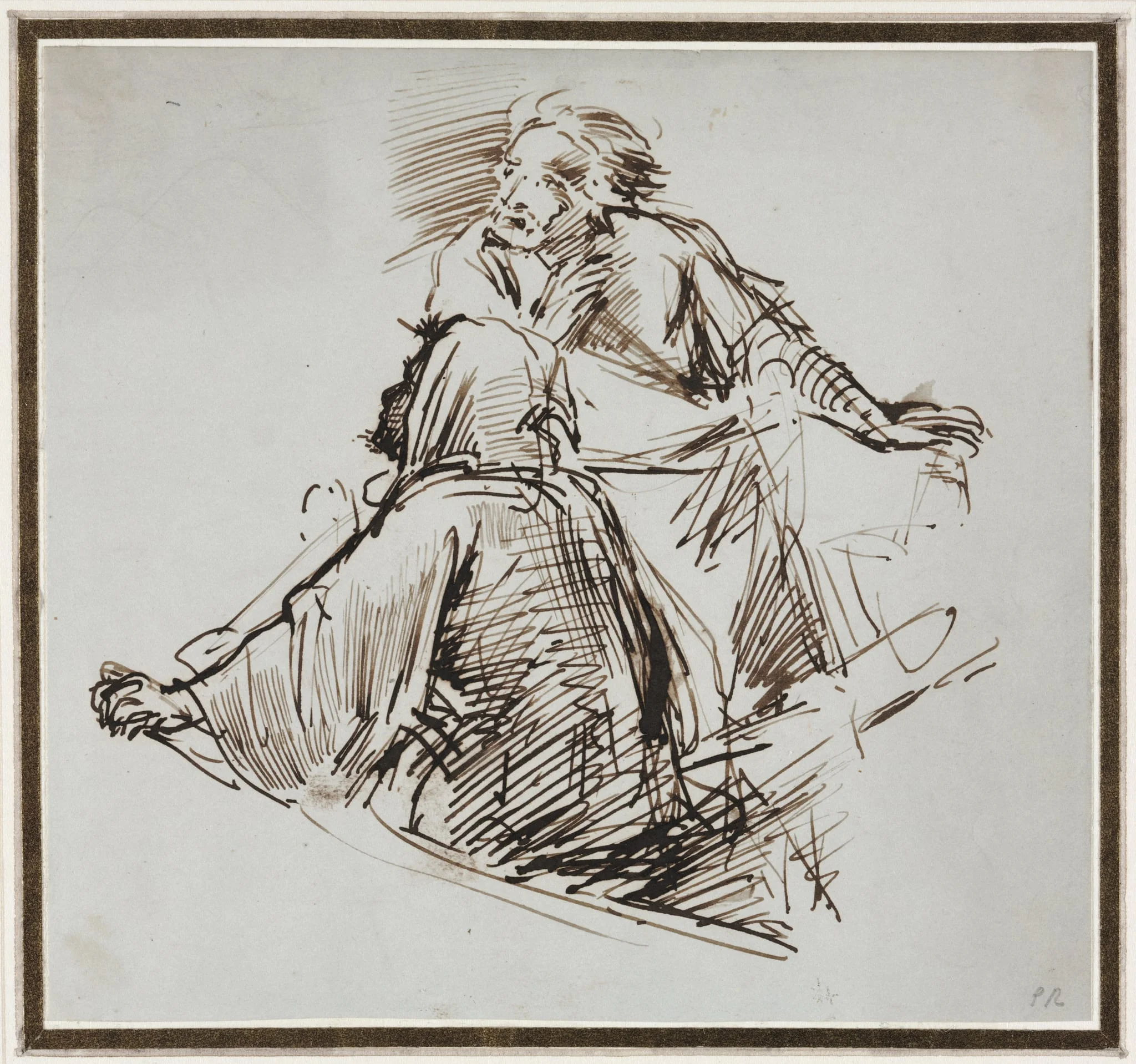 Two Male Figures