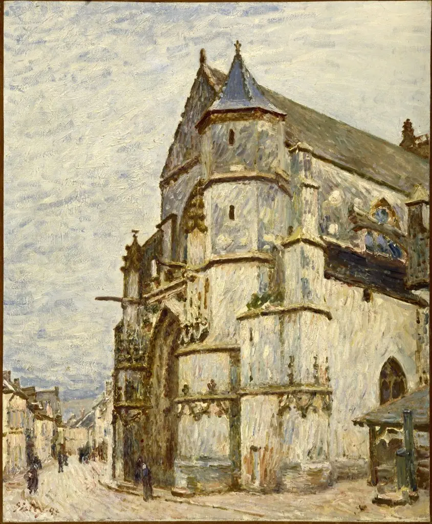 The Church in Moret after the Rain