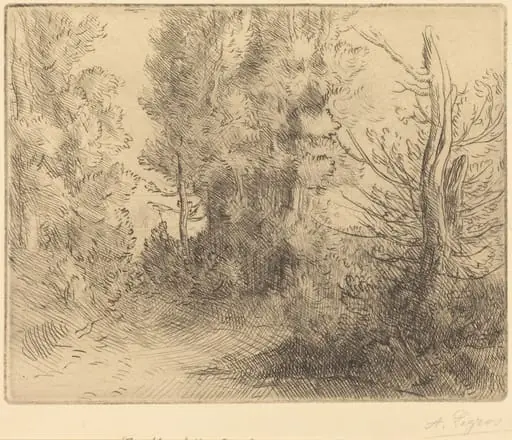 Landscape: Near Chailleux (Paysage: Pres Chailleux)
