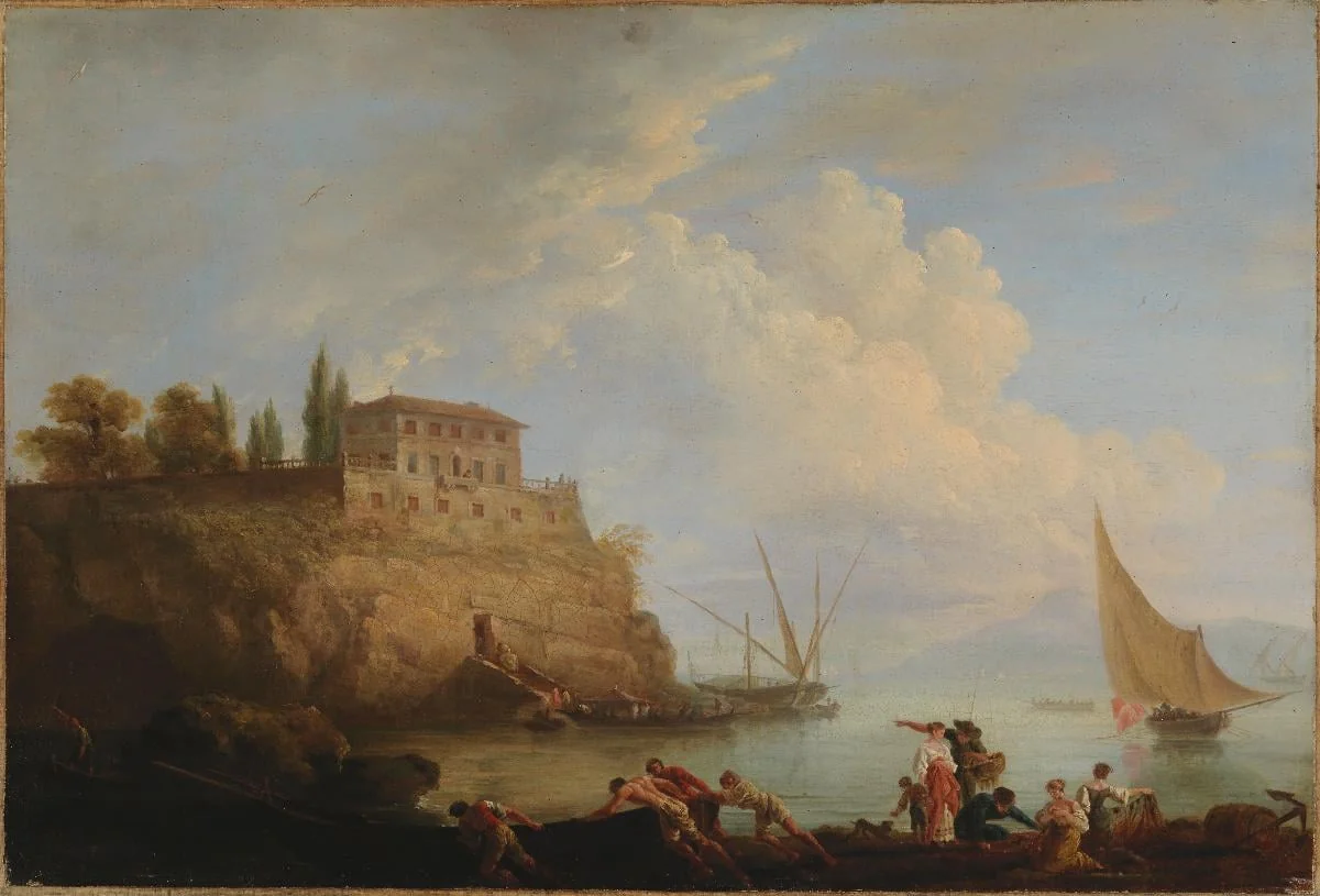 Satama Etelä-Ranskassa, by Joseph Vernet, unspecified, 1761