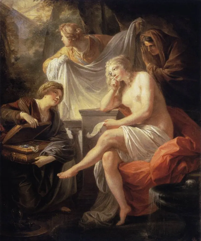 Bathsheba at her bath