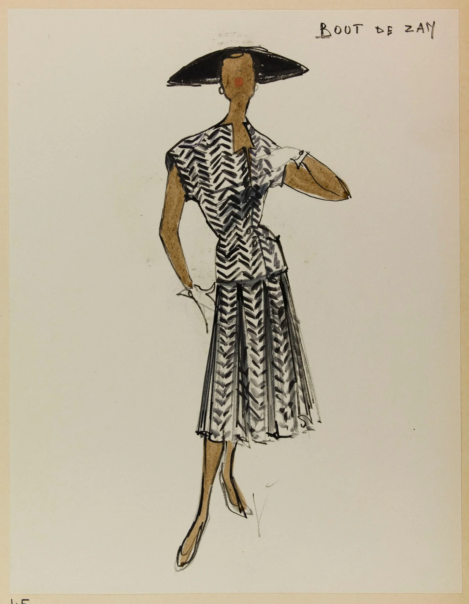 Bout de zam, by Carven, 1953