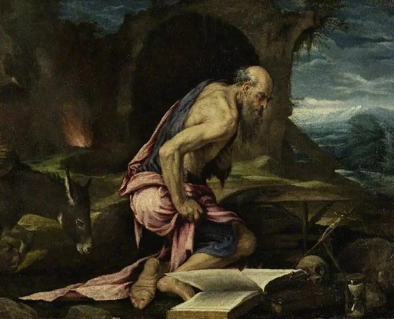St Jerome in the wilderness