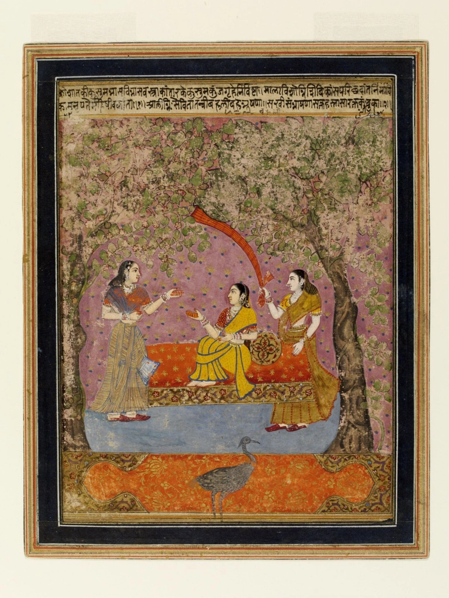 Bahuli Ragini, by Unknown, paint, 1800