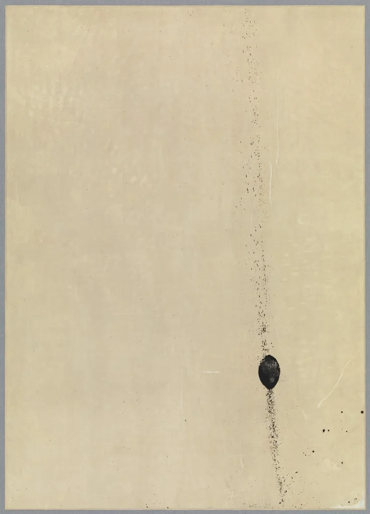Untitled, by Saburo Murakami, acrylic, 1954
