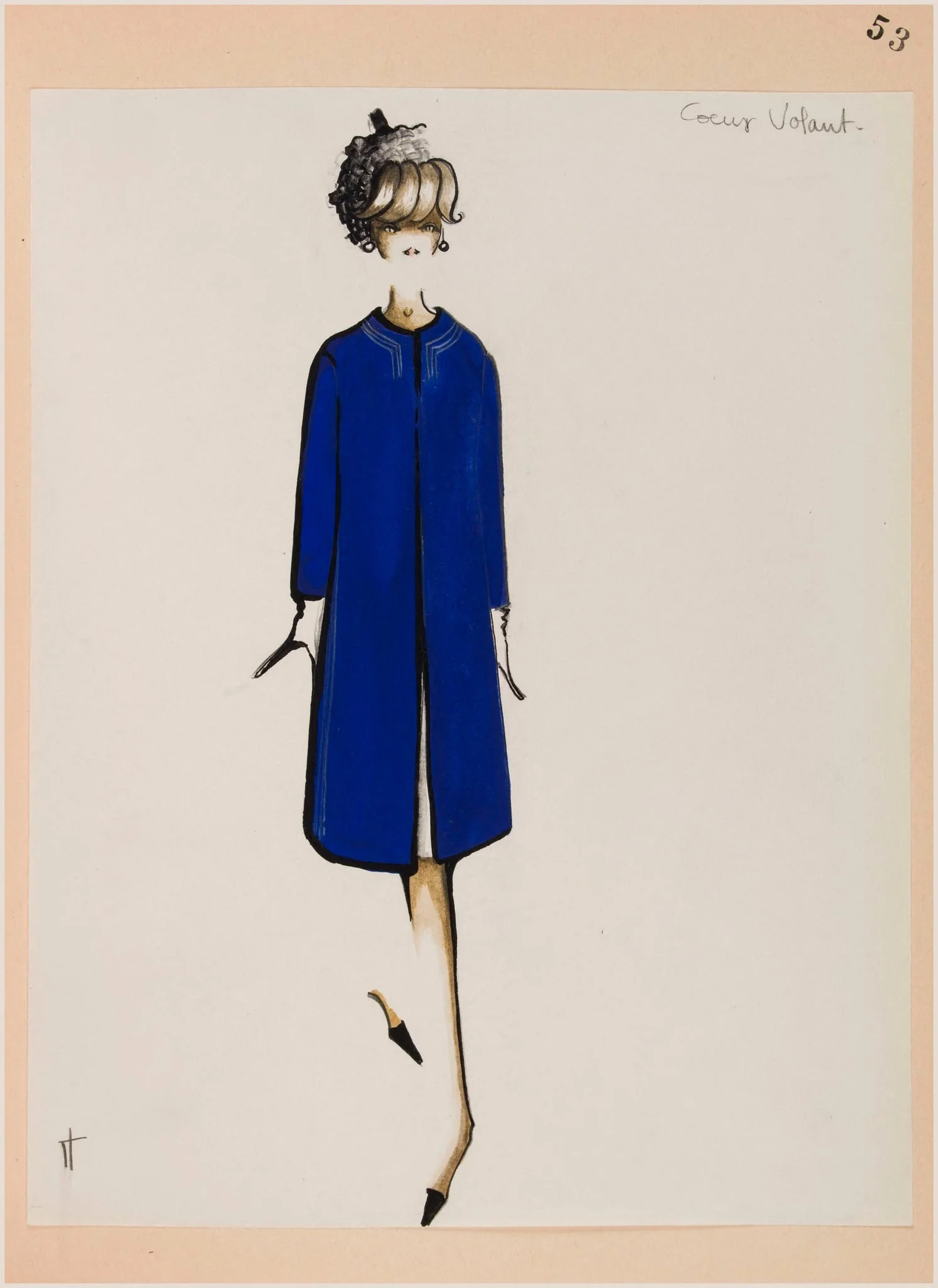 Coeur volant, by Carven, 1963