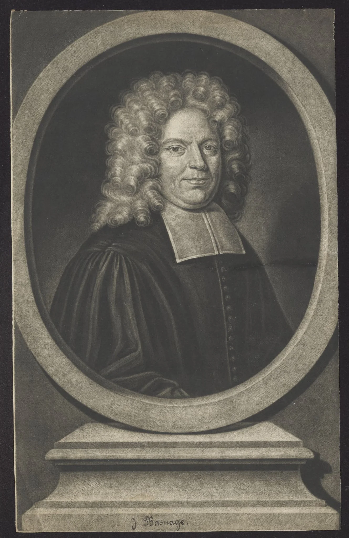 Portrait of J. Basnage, [Walloon minister and historian], by Unknown, unspecified, 1850