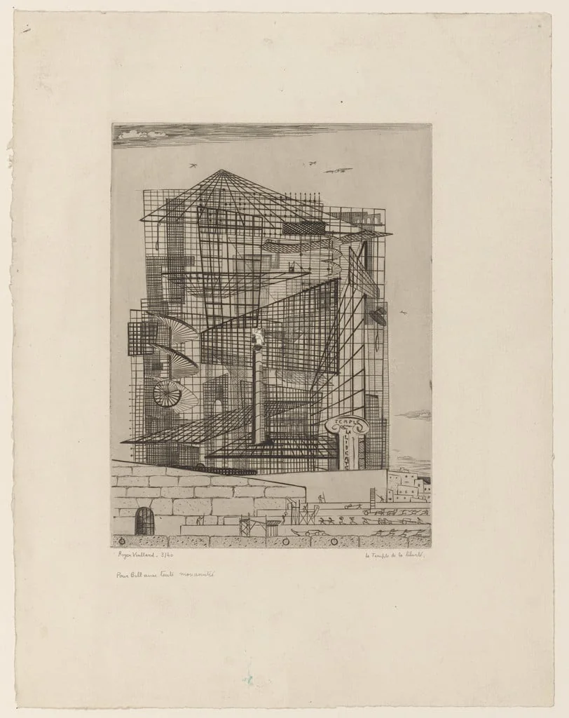 Untitled, by Roger Vieillard, ink, 1937