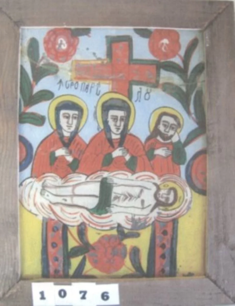Îngroparea lui Iisus, by Unknown, 1850