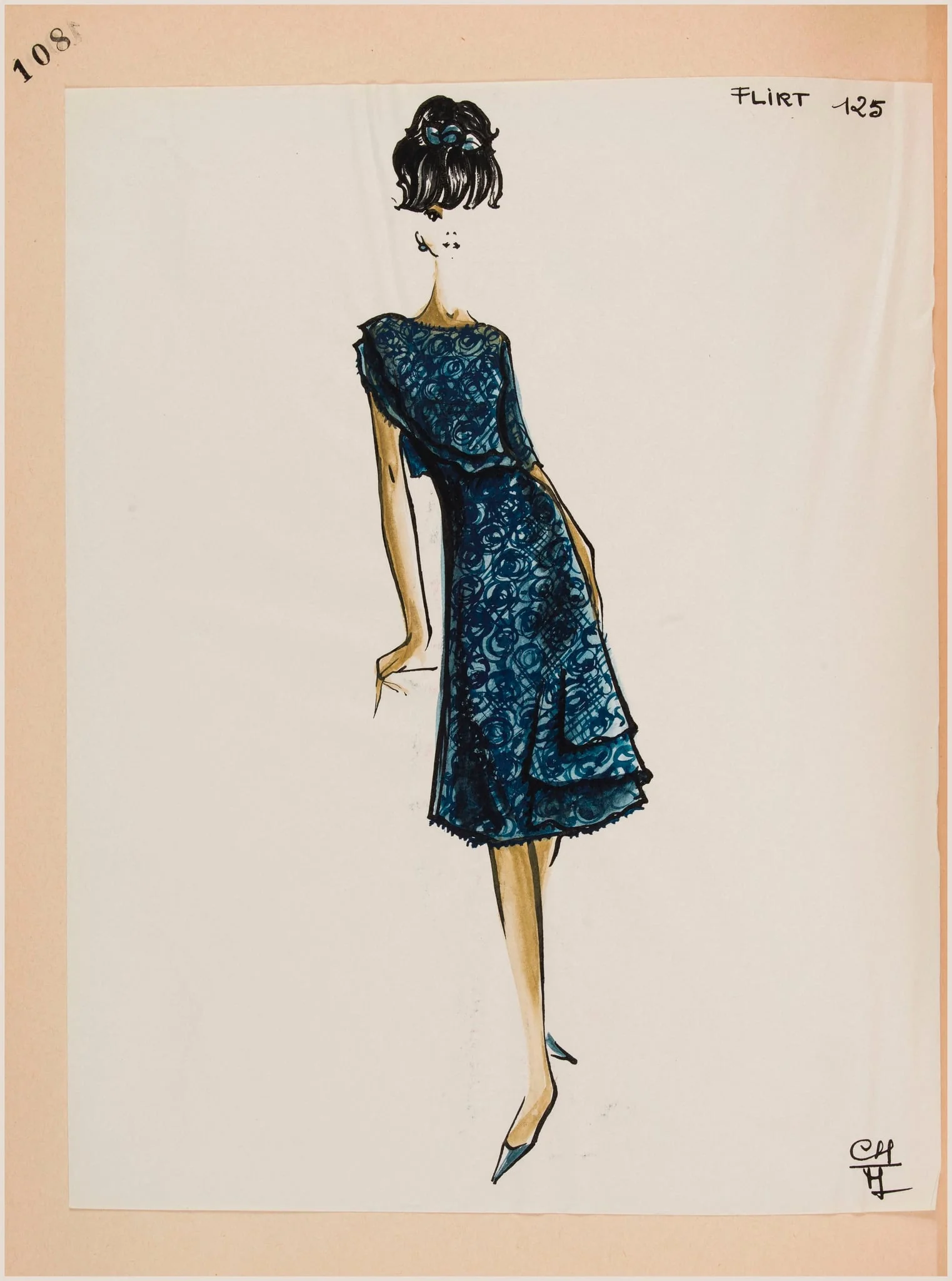 Flirt, by Marie-Louise Carven, 1963