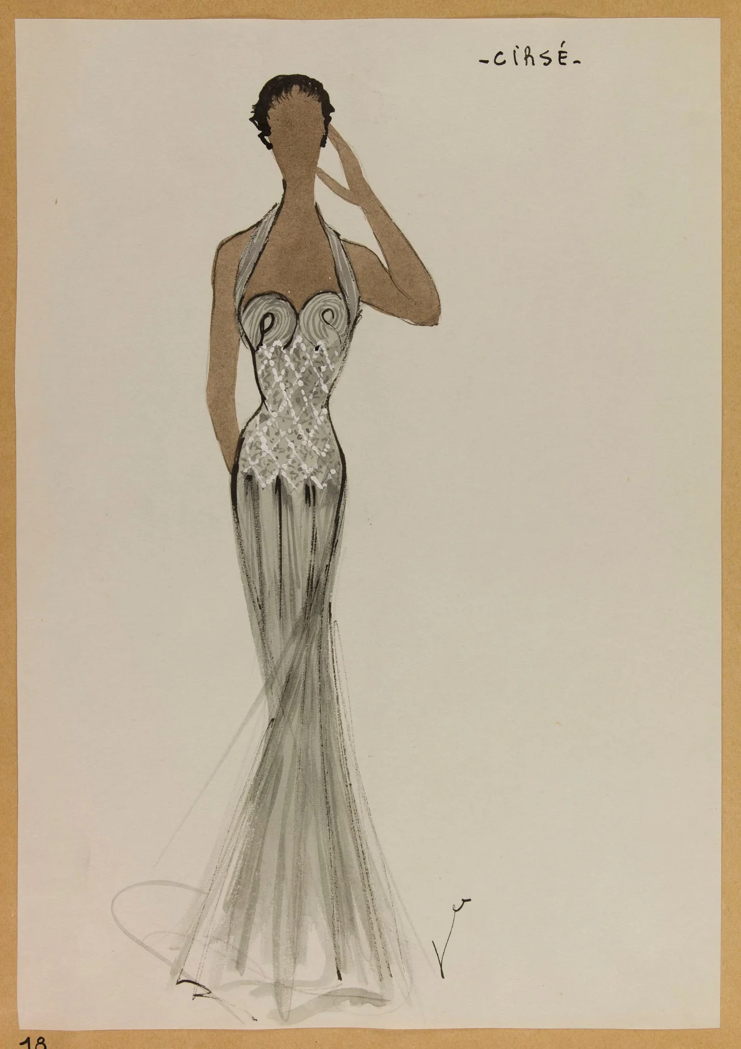 Cirsé, by Carven, 1952