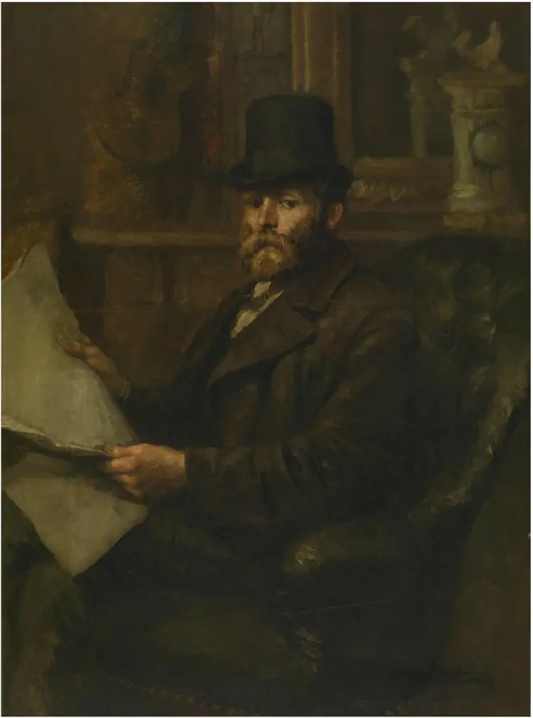 The sculptor Robert Fabri