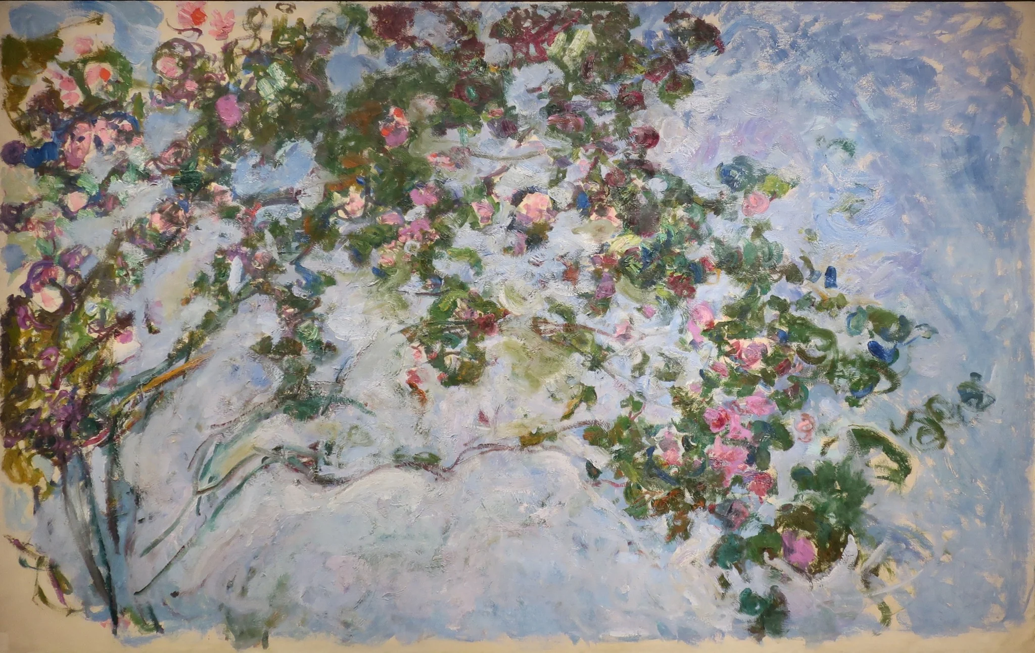 The roses, by Claude Monet, oil, 1926