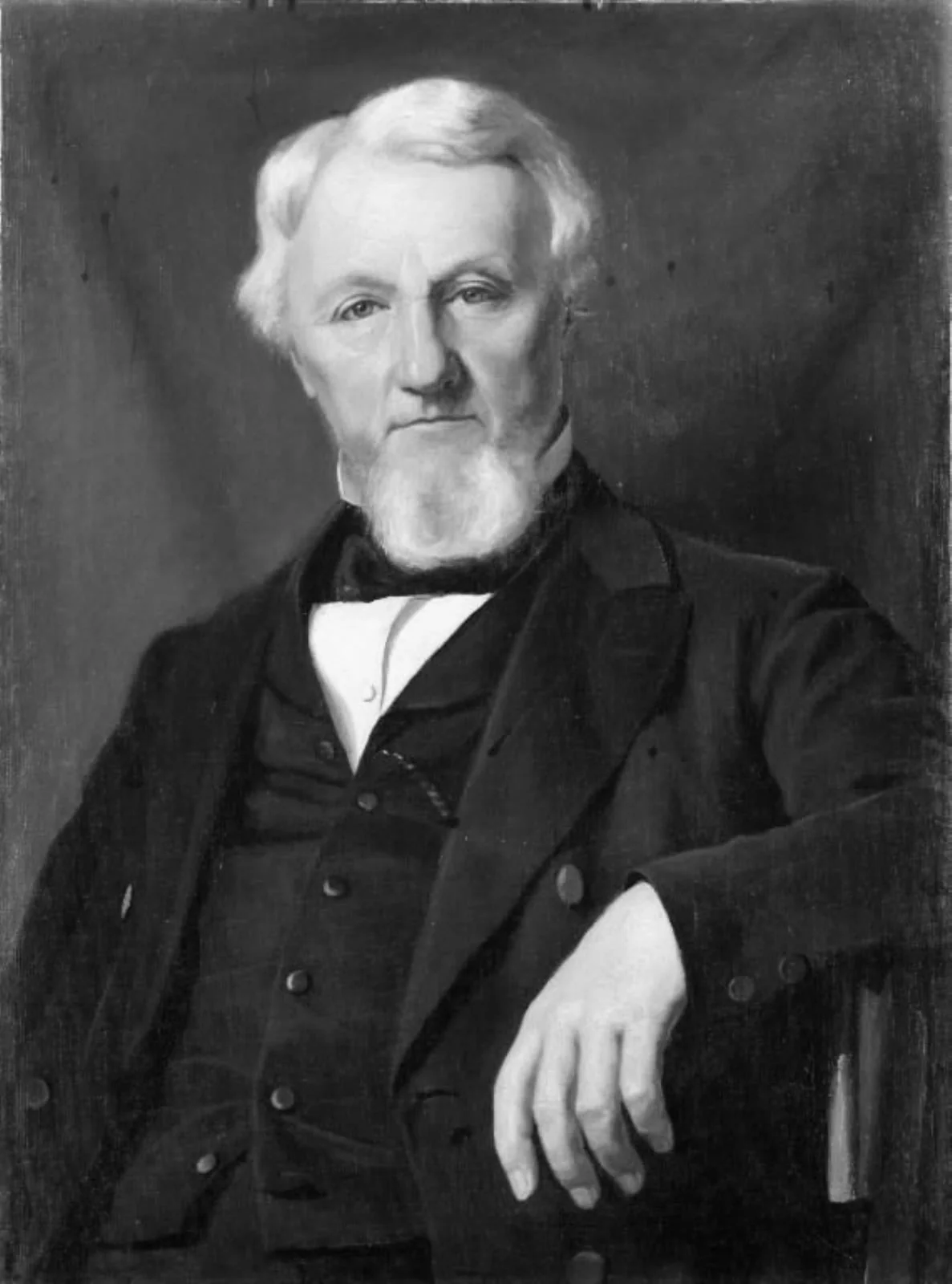 Præsten Gjerløv Christian Krog Schiøler, by Unknown, 1850
