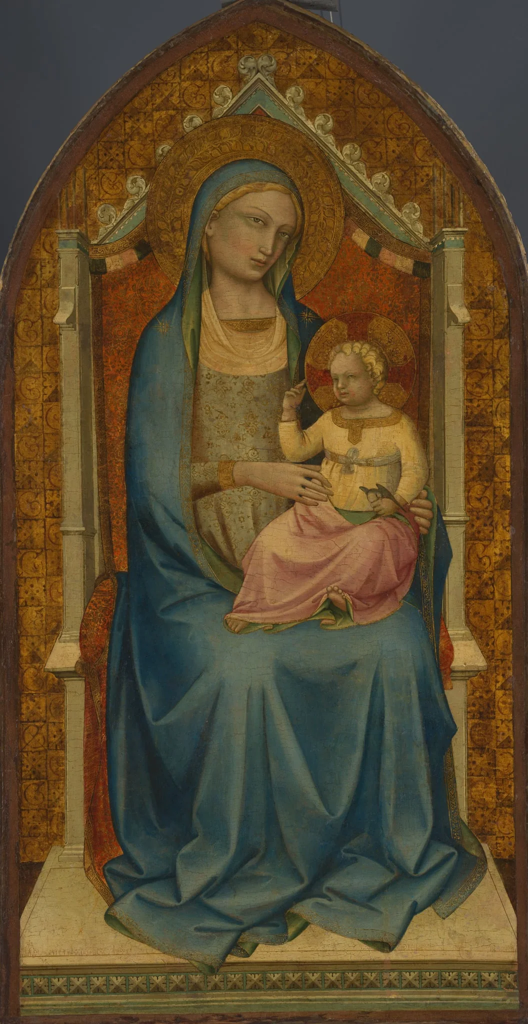 Virgin and Child, by Unknown, unspecified, 1396