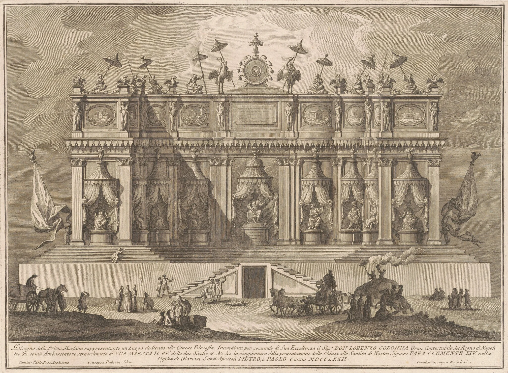 The Prima Macchina for the Chinea of 1772: A Building Dedicated to Chinese Philosophy
