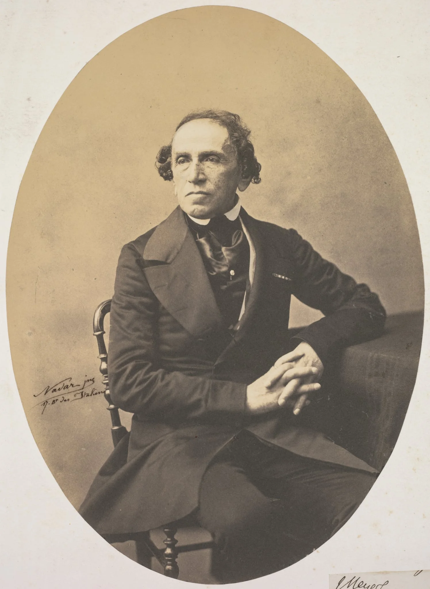 Portrait of Giacomo Meyerbeer (1791-1864)