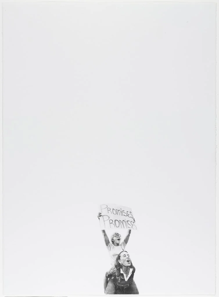 Untitled, by Andrea Bowers, graphite, 2010