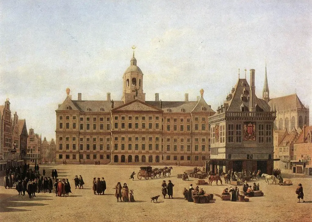 View of the Amsterdam Town Hall