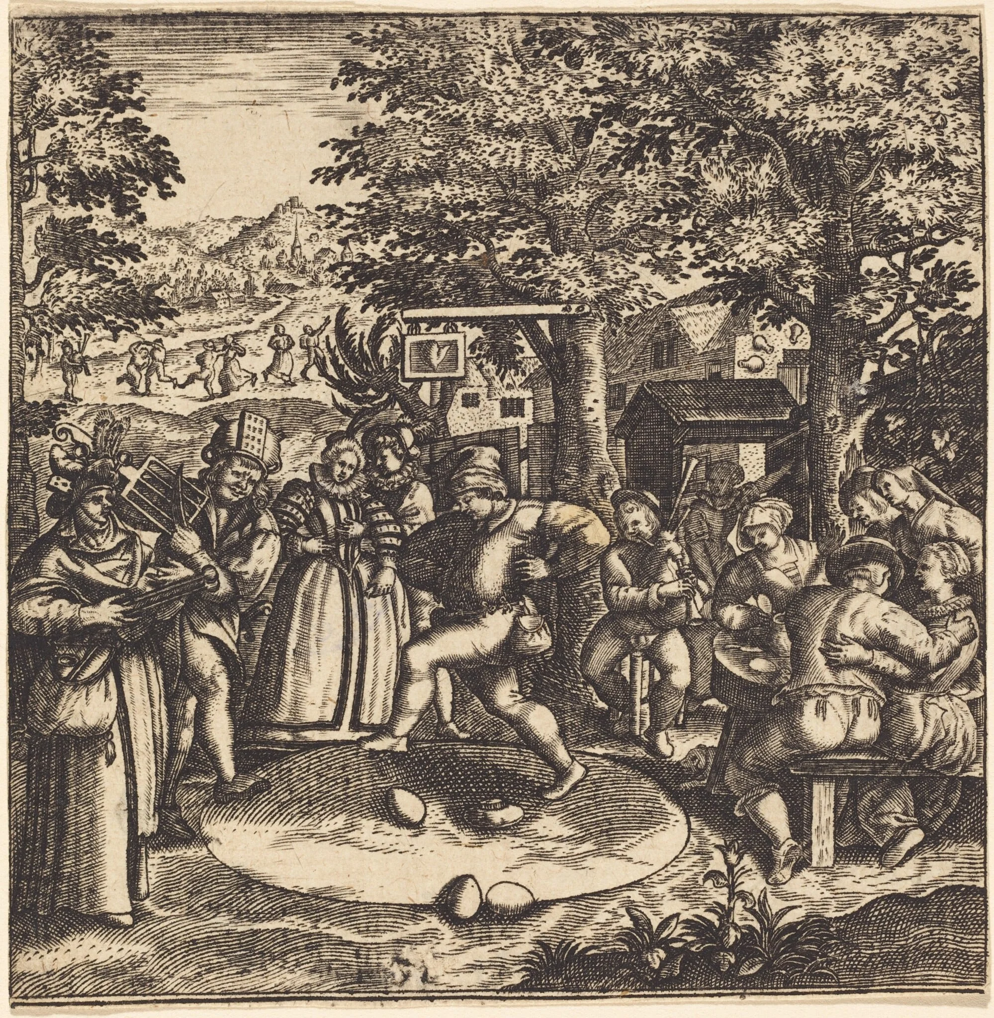 Exempel und Lehr Jetziger Welt Lauf, by Andreas Bretschneider III, ink, 1622