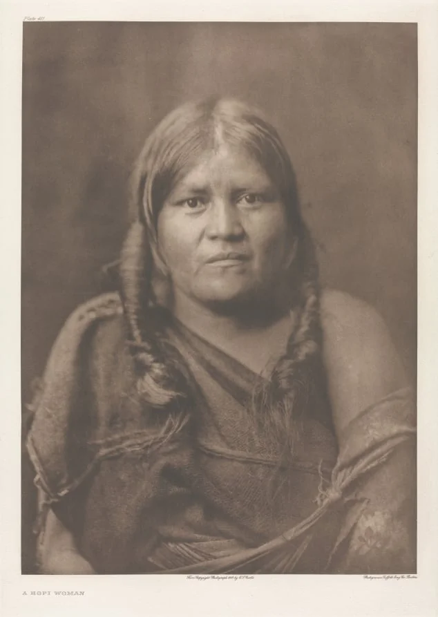Portfolio XII, Plate 411: A Hopi Woman, by Edward S. Curtis, 1905