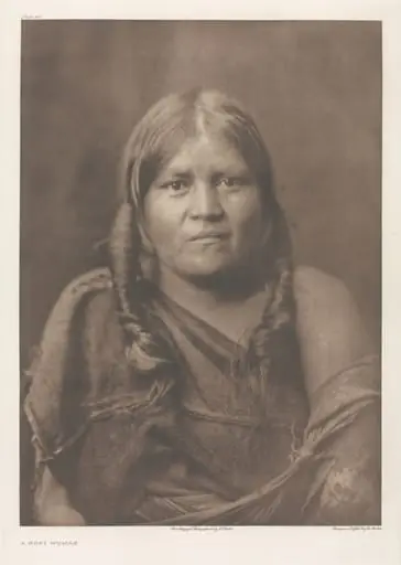 Portfolio XII, Plate 411: A Hopi Woman