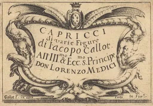 Title Page for "The Capricci"