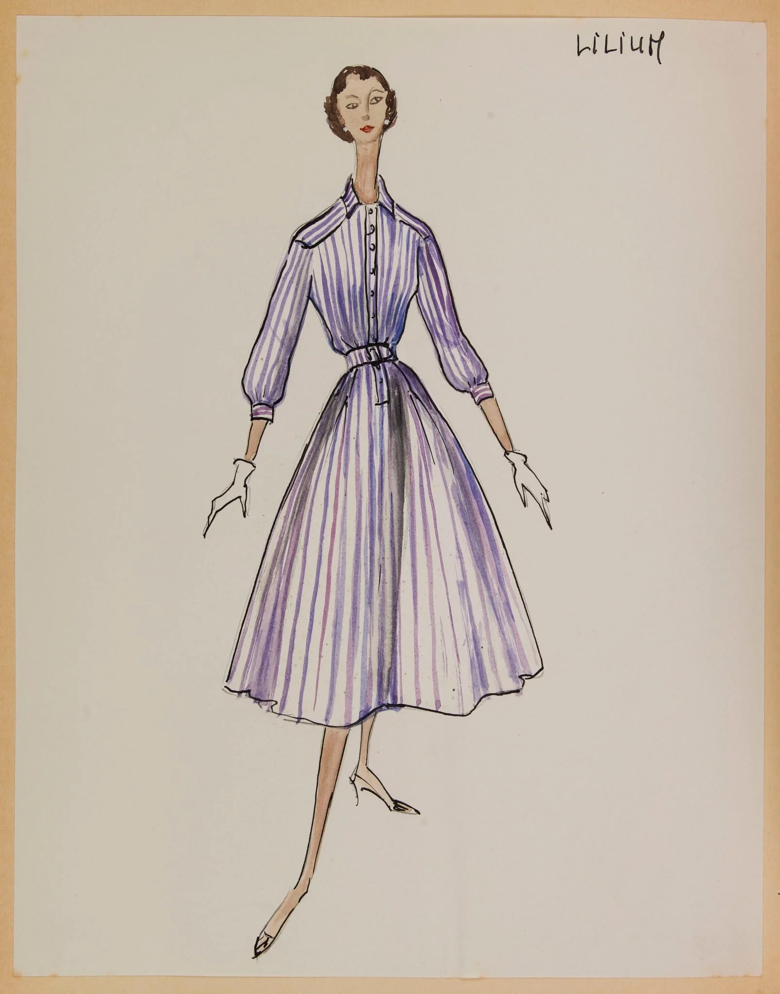Lilium, by Marie-Louise Carven, 1956