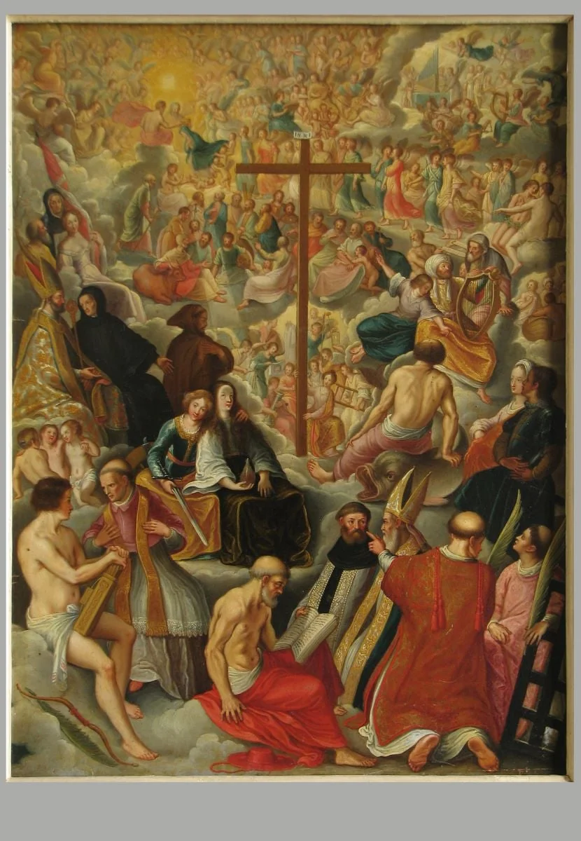 Încoronarea Mariei, by anonim, 1650