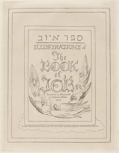 Title-Page of the Engraved Illustrations to the Book of Job