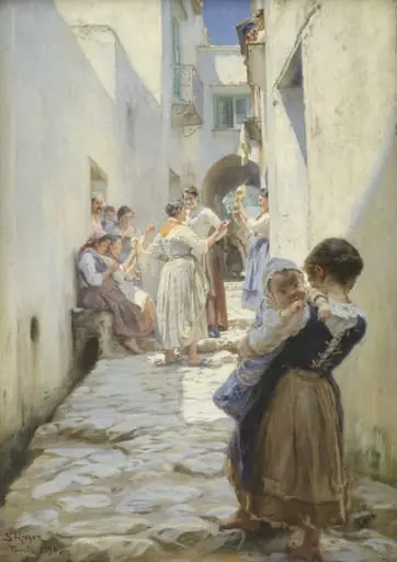 A Street in Torello, Italy