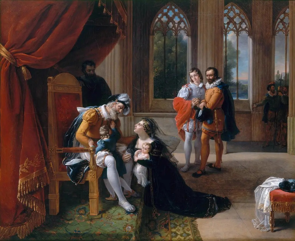 Inès de Castro and Her Children Throwing Themselves at the Feet of King Alphonso IV of Portugal
