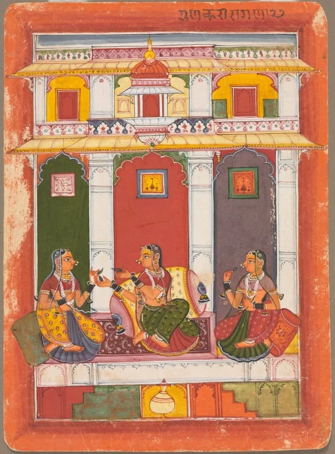 Gunakali Ragini, by Unknown, unspecified, 1700
