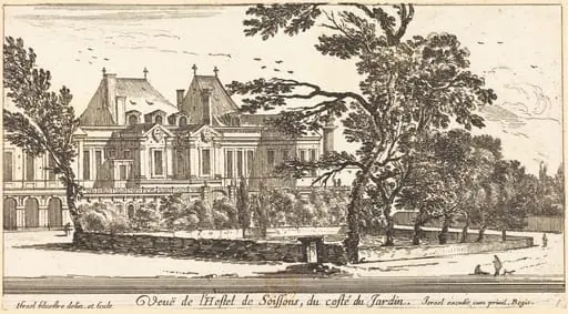 Veue de l'Hostel de Soissons
