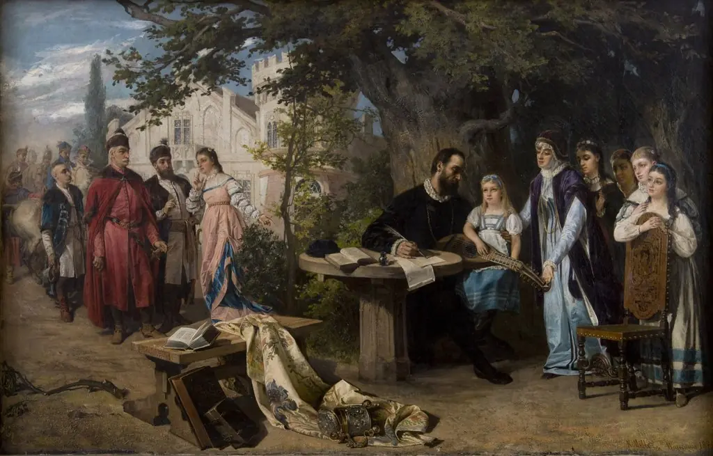 Jan Zamoyski Visiting Czarnolas
